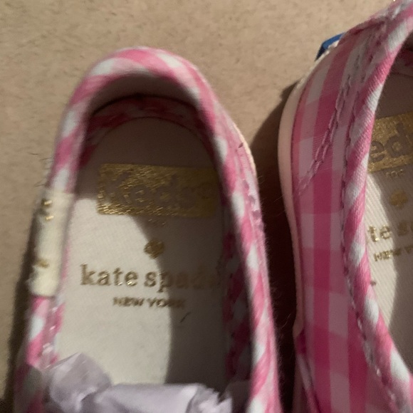 Pink Checkered Kate Spade Keds - Picture 3 of 4